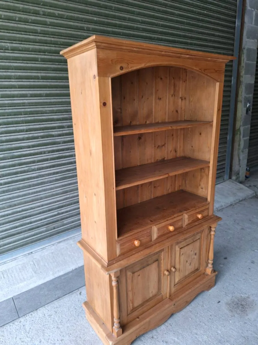 Solid Pine Kitchen Dresser, Rustic(DELIVERY) - Image 1