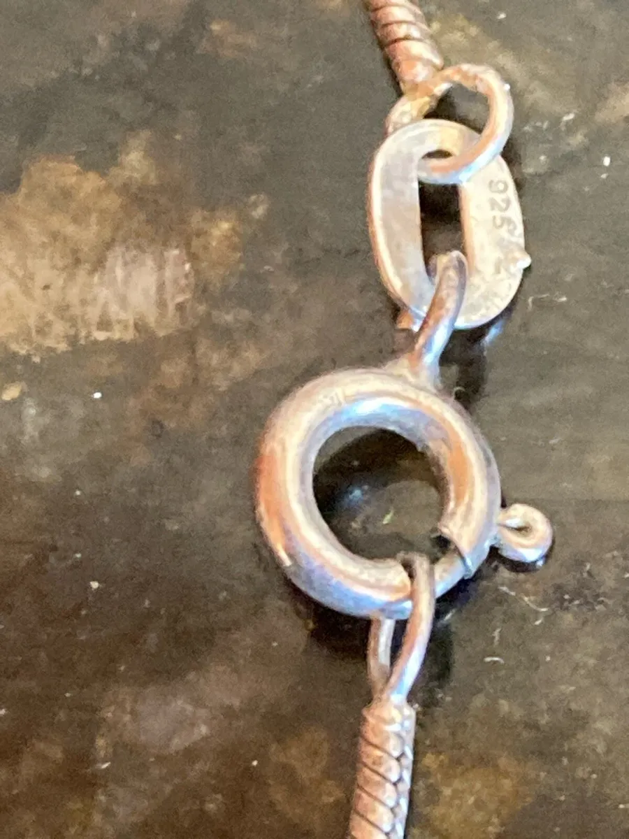 Sterling Silver pendant and chain - Image 3