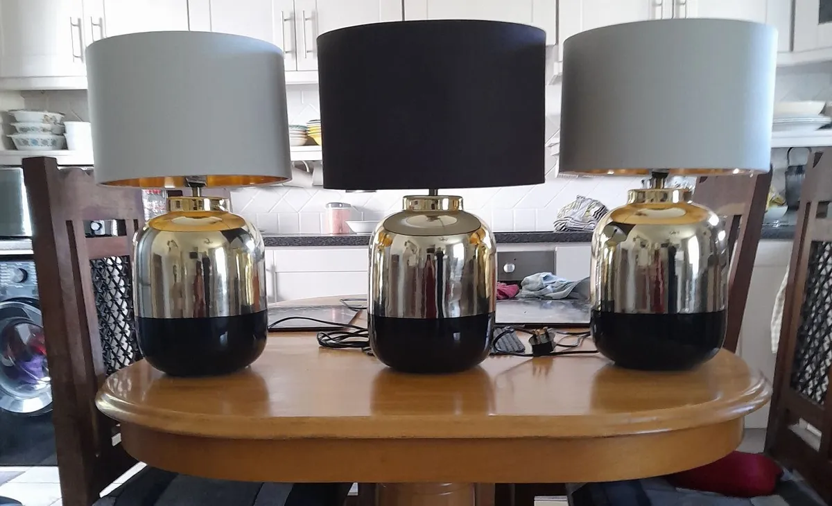 Three table lamps  120 euro for all - Image 1