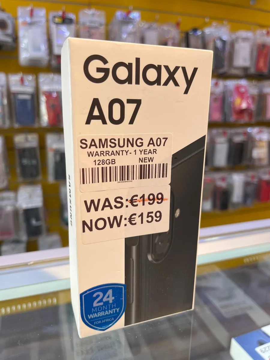 Samsung A07 1 year warranty 128GB NEW - Image 1
