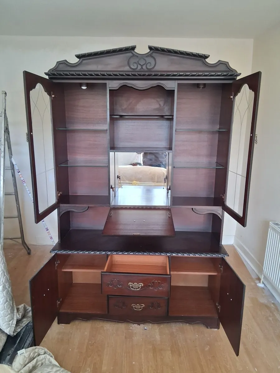 Beautiful cabinet and drawer set, made from solid - Image 4