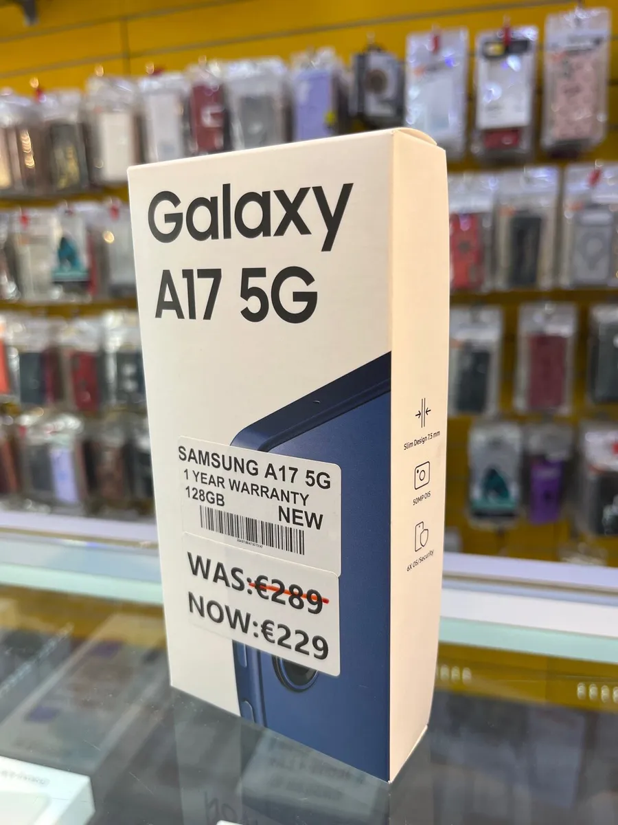 Samsung A17 5G 1 year warranty and 128GB NEW - Image 1