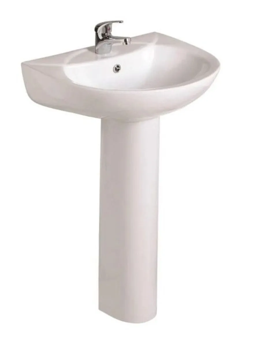 Sonas 450mm Basin & Full Pedestal