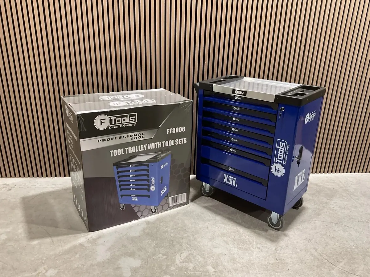 Brand new heavy duty tool chest full of tools - Image 1