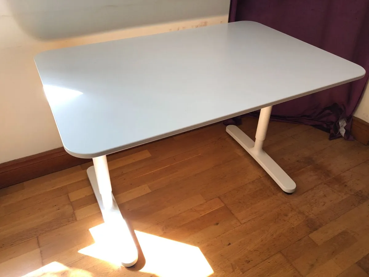Ikea BEKANT Desk, white, 160x80 cm - Image 1
