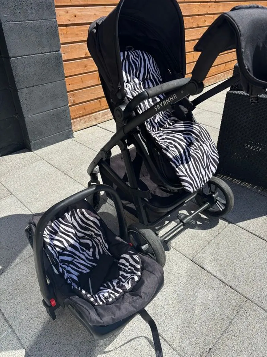 3 in 1 Savanna Travel System Pram - Image 2