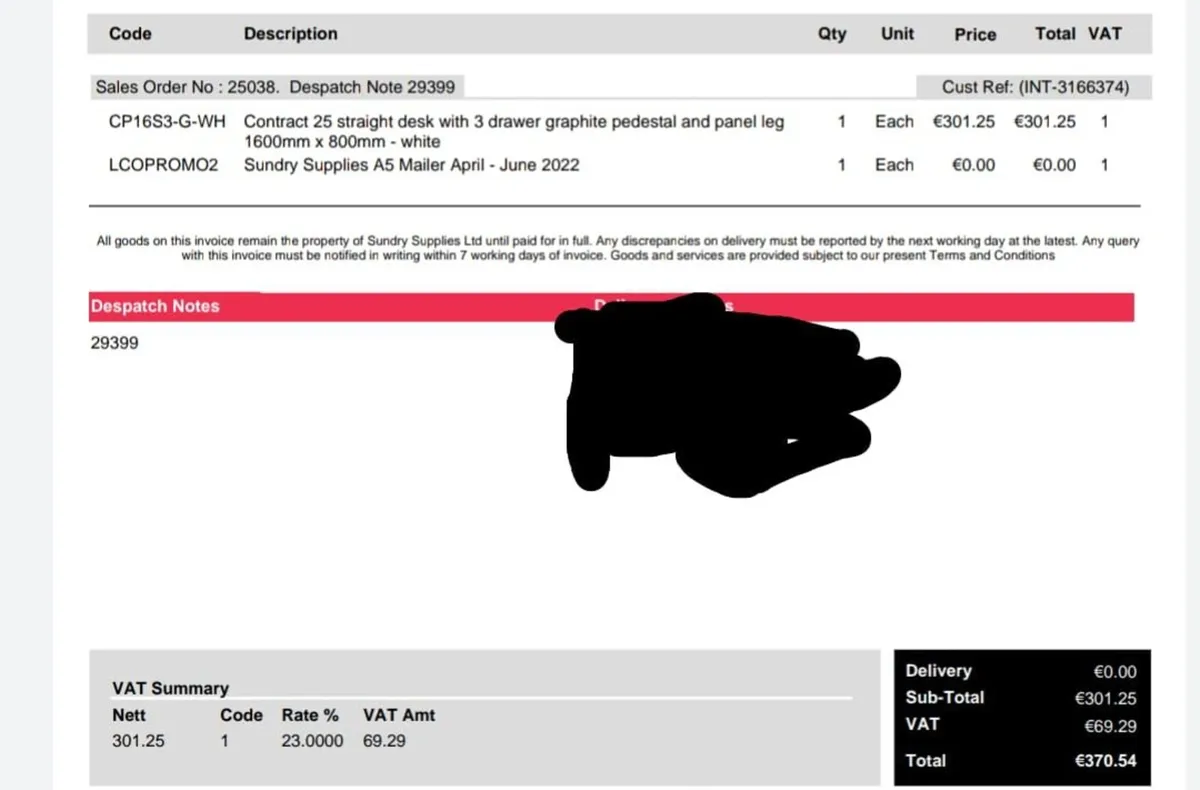 Office/home desk - Image 2