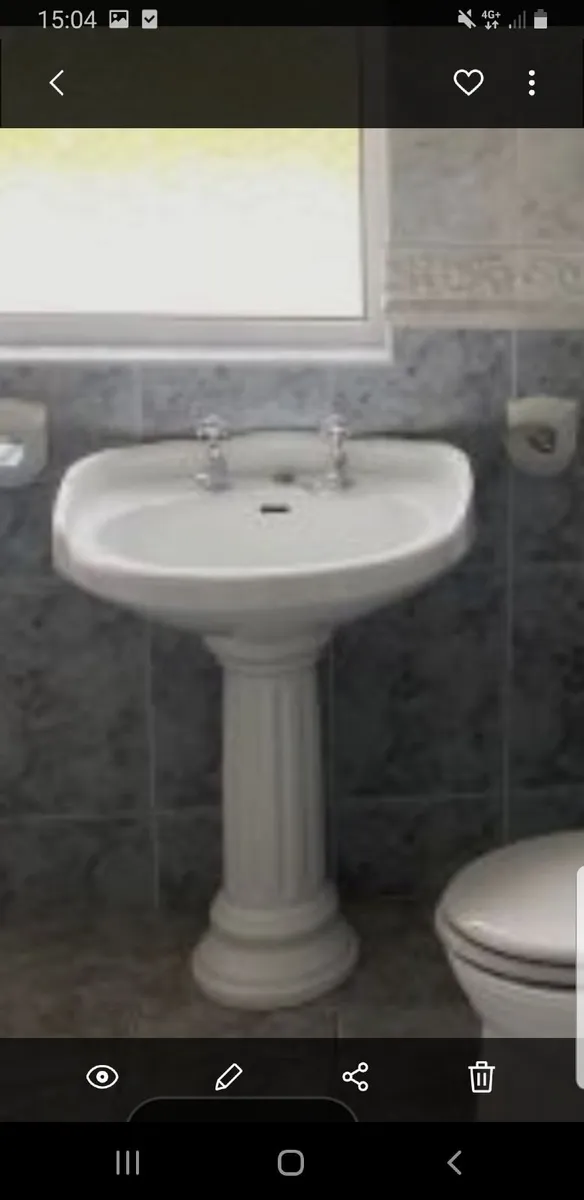 Victorian sink and high level toilet - Image 3