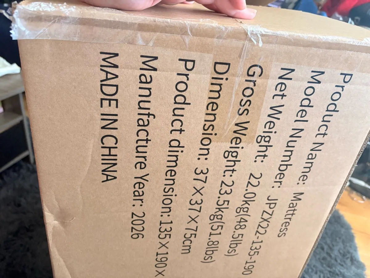 NEW Double bed size mattress - Image 3