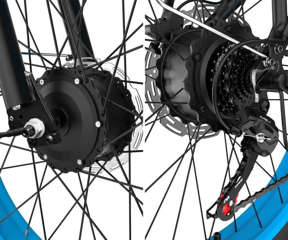 2 WHEEL Drive Electric Fat BIKE Warranty/delivery - Image 4