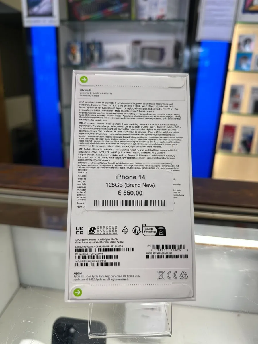 Apple iPhone 14 128GB – Midnight – Brand New - Image 2