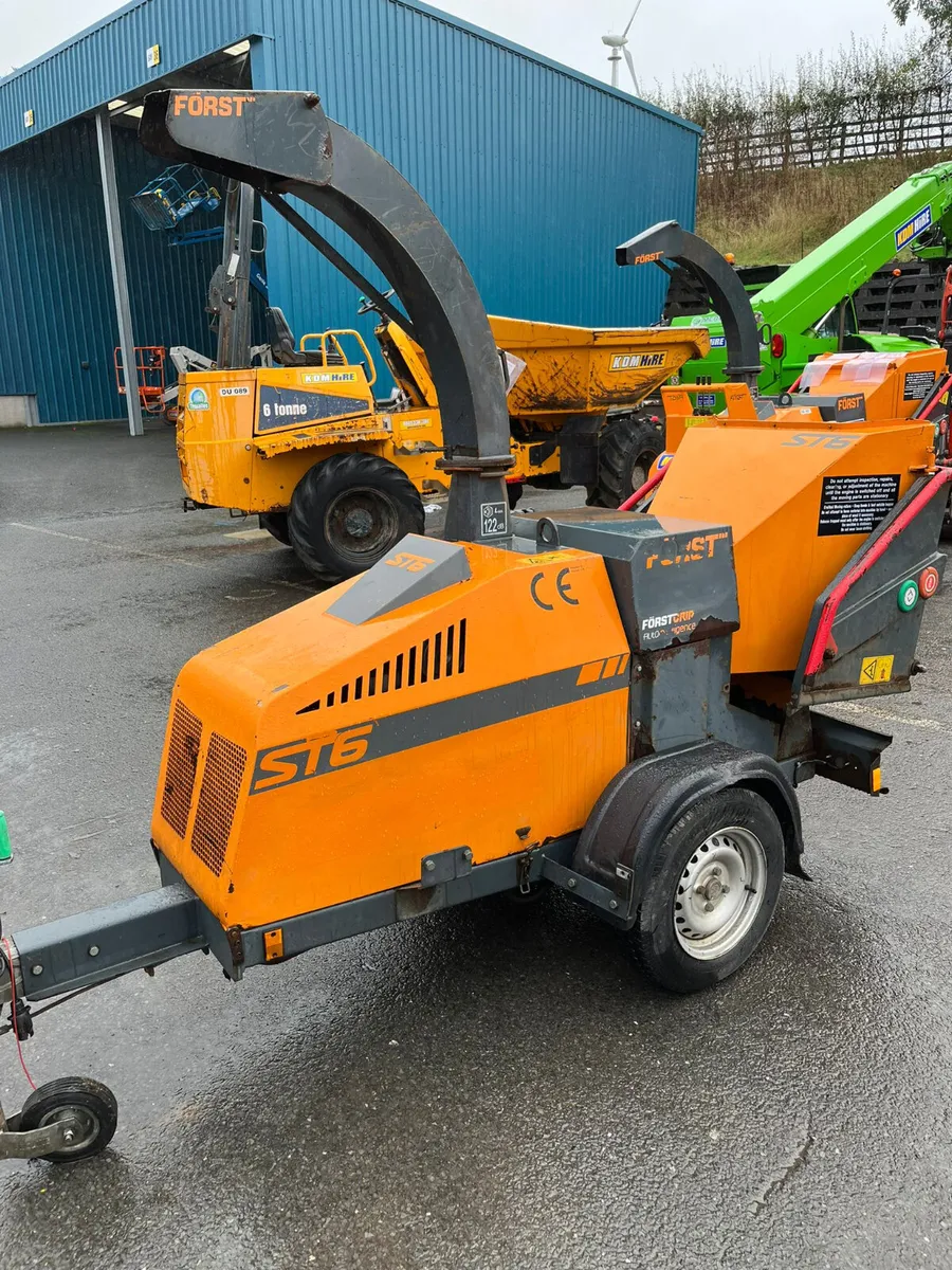 2016 FORST ST6 6″ DIESEL WOOD CHIPPER - Image 2