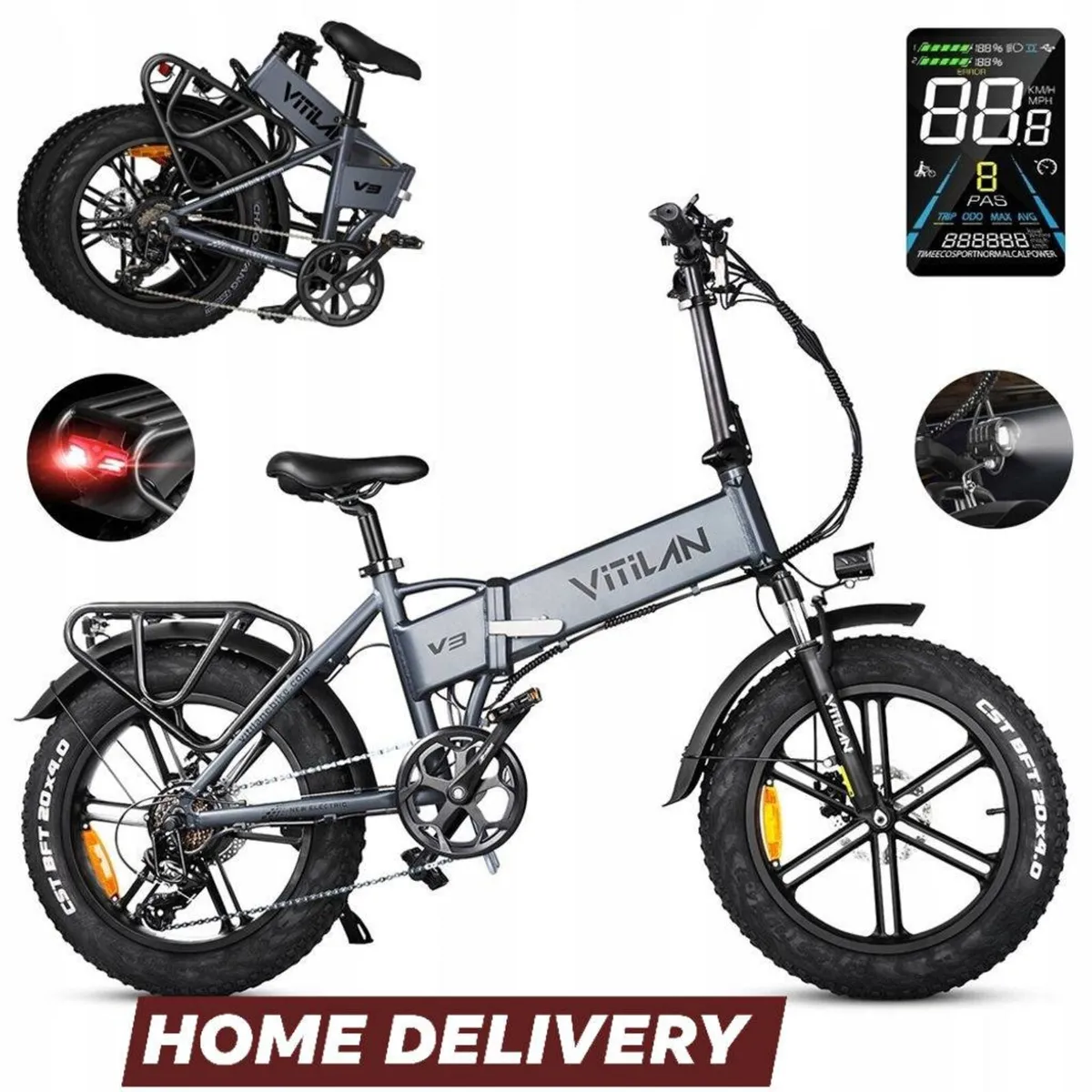 VITILAN V3 Electric Folding WARRANTY DELIVERY - Image 1