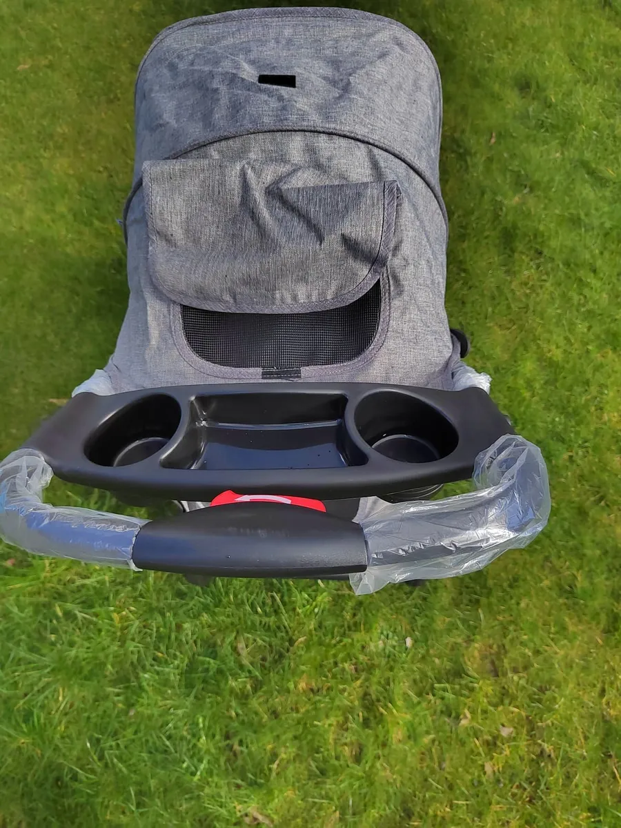 PawHut Folding 3 Wheel Pet Stroller Travel - Image 4