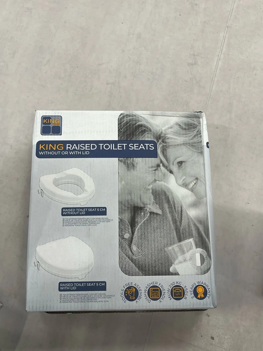 2 Inch King Raised Toilet Seat - Image 4