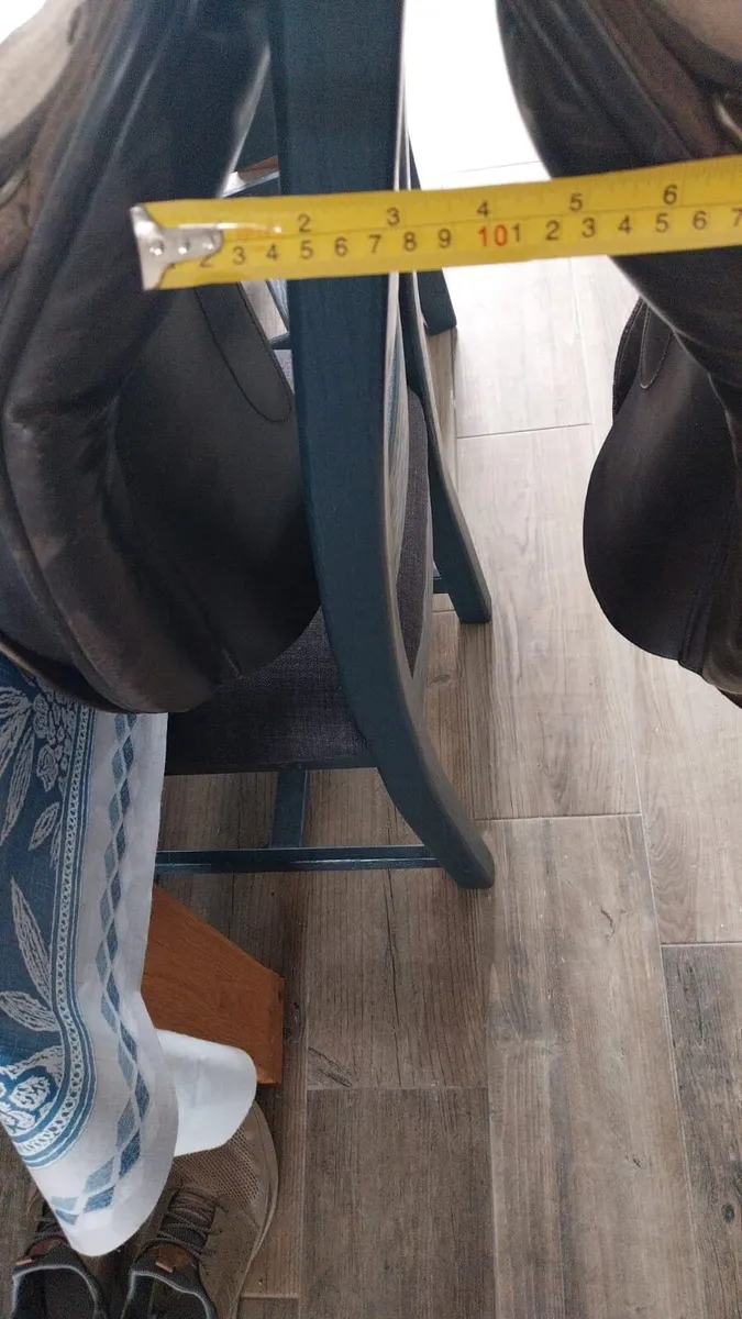 17 1/2 inch suade ideal show saddle - Image 3