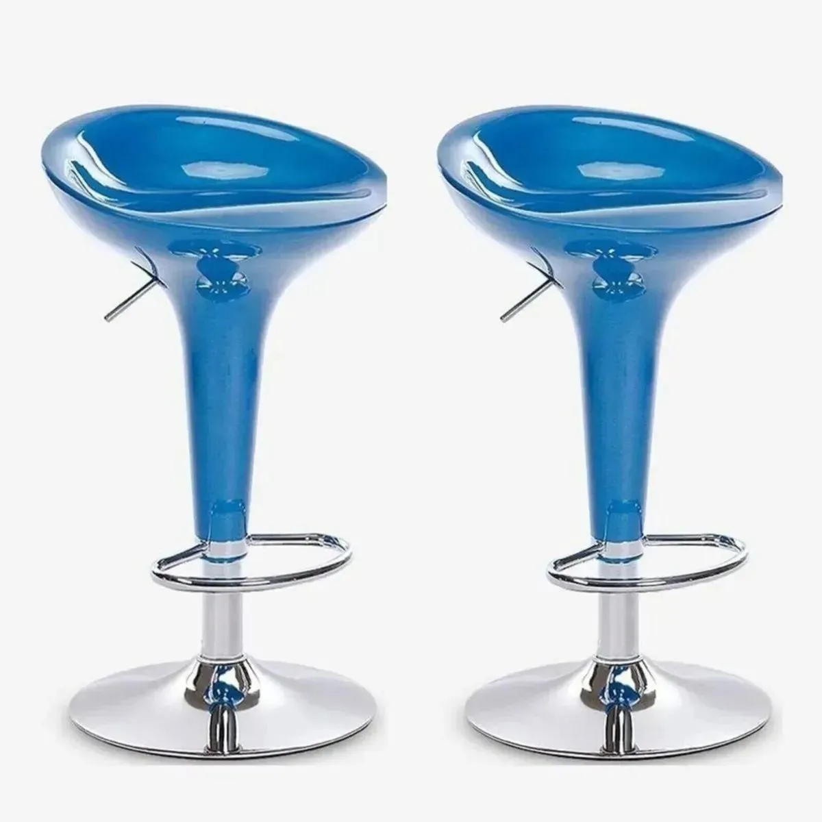 2 Gas Lift Bar Stools For Home Bar & Kitchen - Image 4