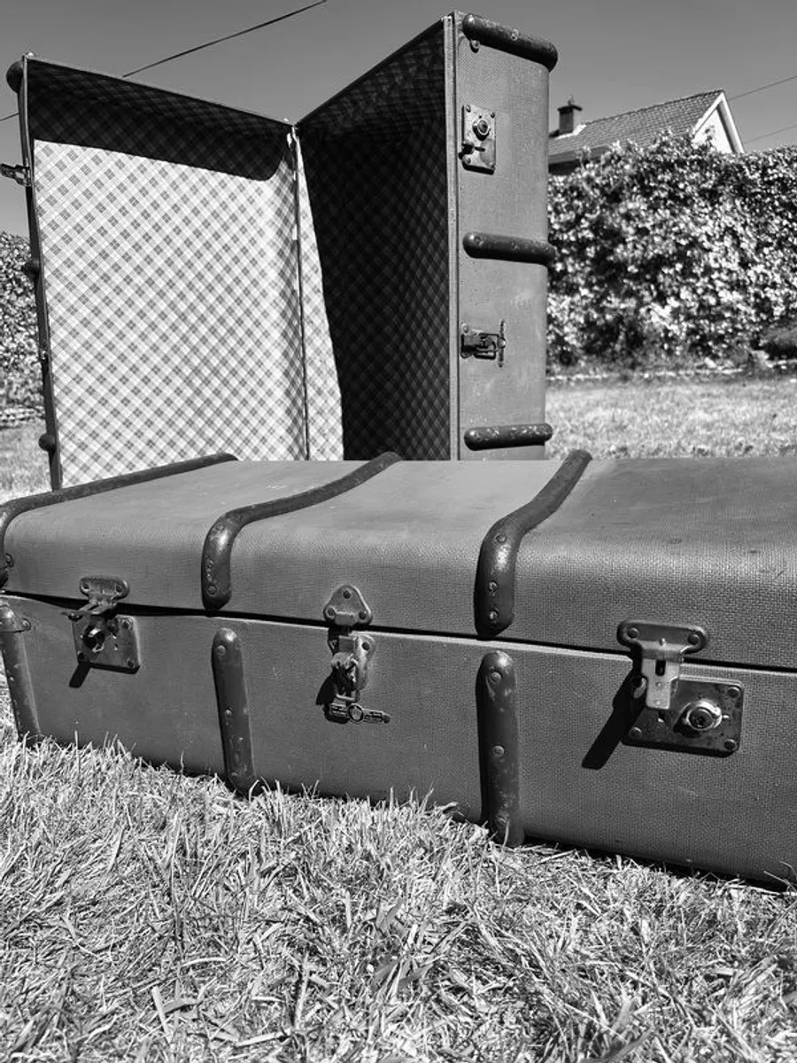 antique suitcase - Image 2