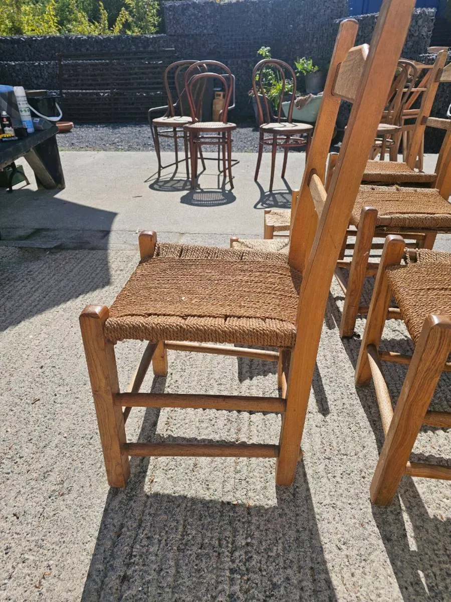 Ash ladderback sùgàn chairs - Image 3