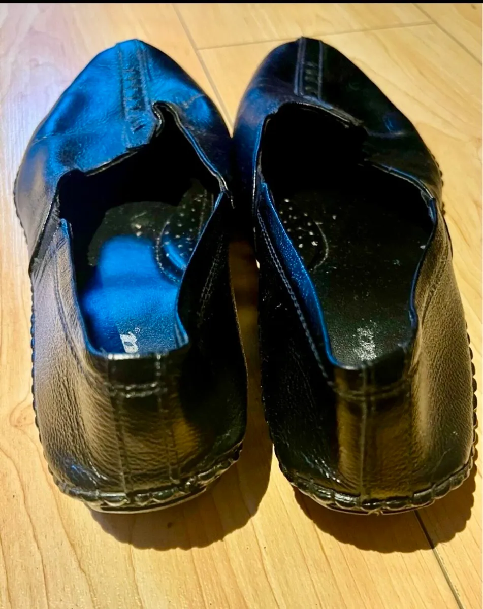 leather slip-on loafer shoes - Image 3