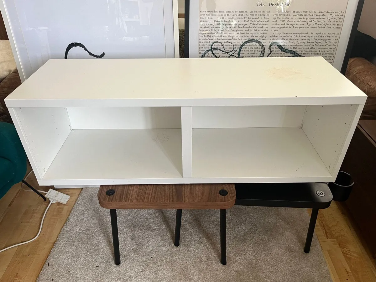IKEA BESTA Shelf Unit Storage Frame White - Image 2