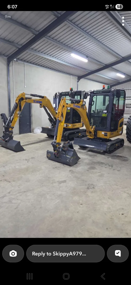 🟡New XCMG Mini Excavators 🟡 - Image 1