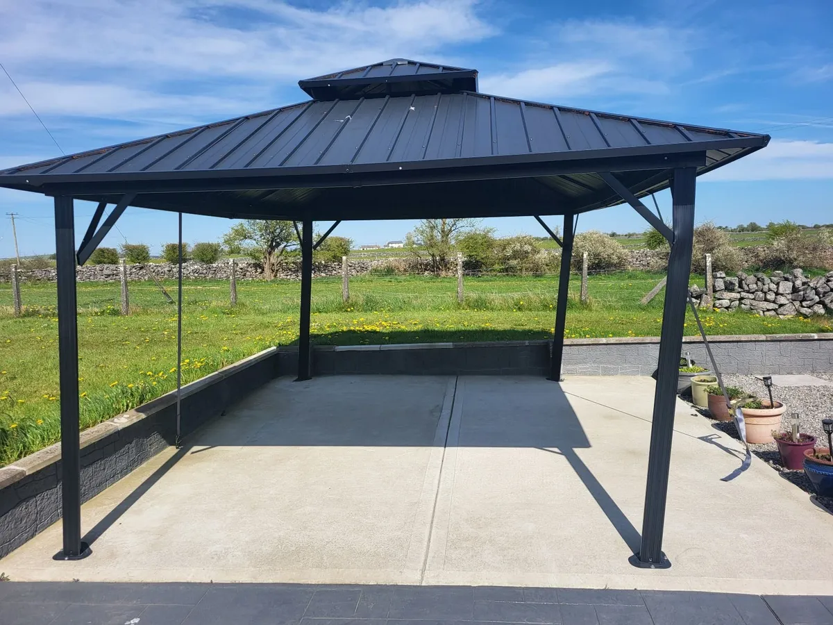 Gazeebo with some storm damage - Image 1