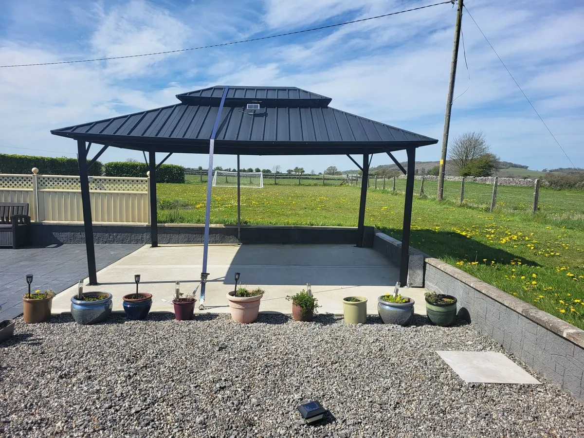 Gazeebo with some storm damage - Image 2
