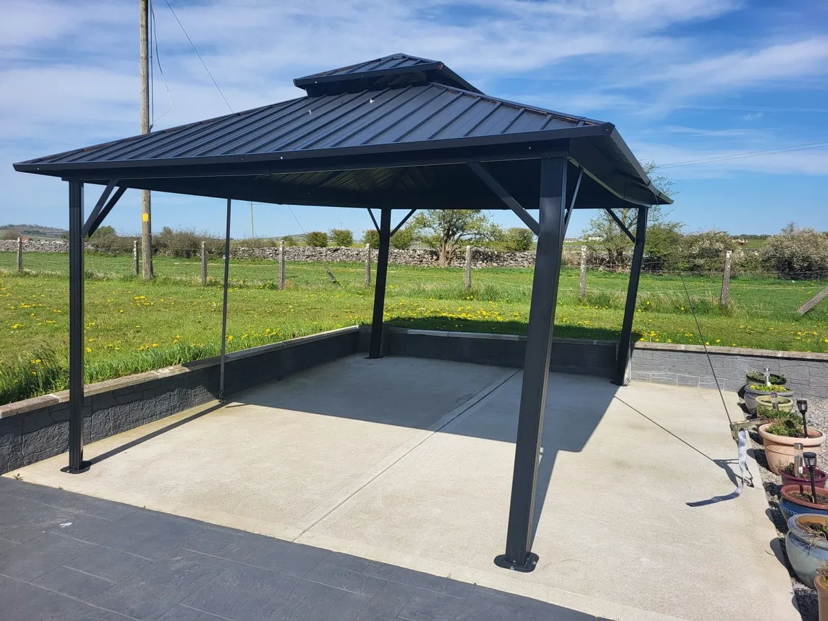 Gazeebo with some storm damage - Image 3