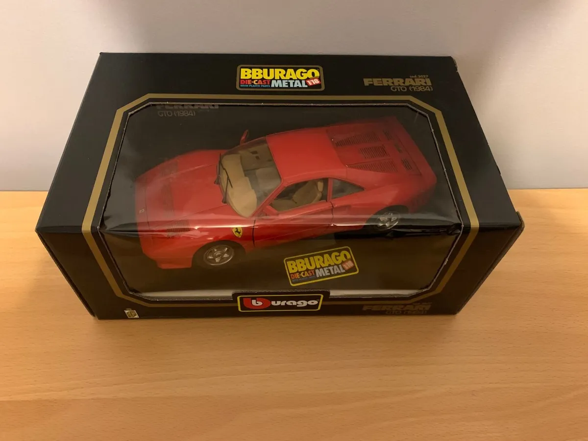 1984 Ferrari GTO 1/18 Burago Model Car - Image 2