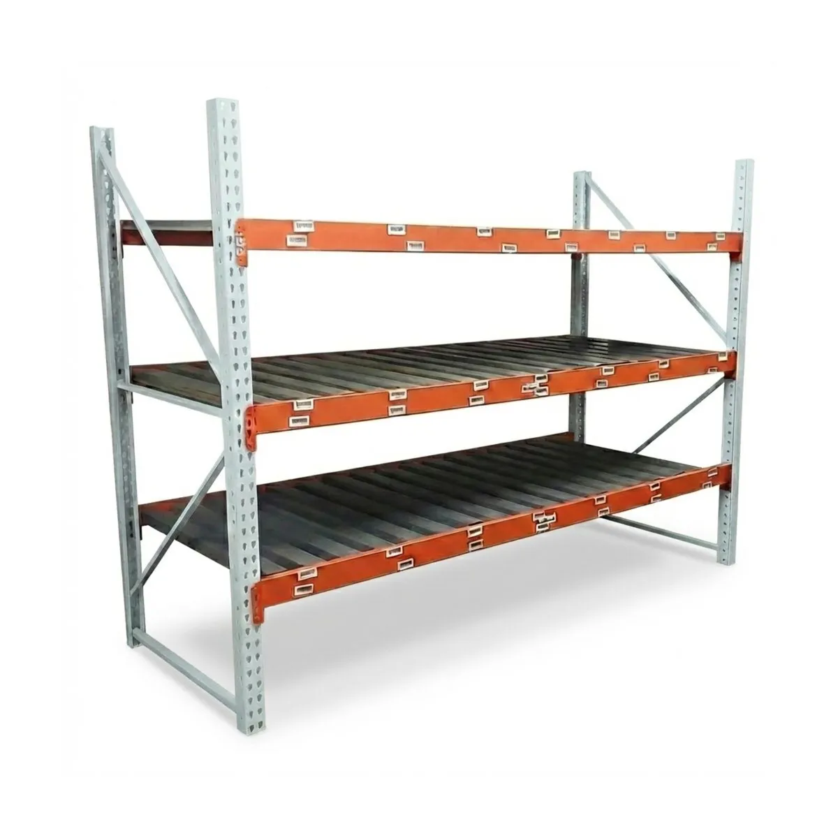 2.9m Polypal (will not bow) Used Garage Shelving - Image 1
