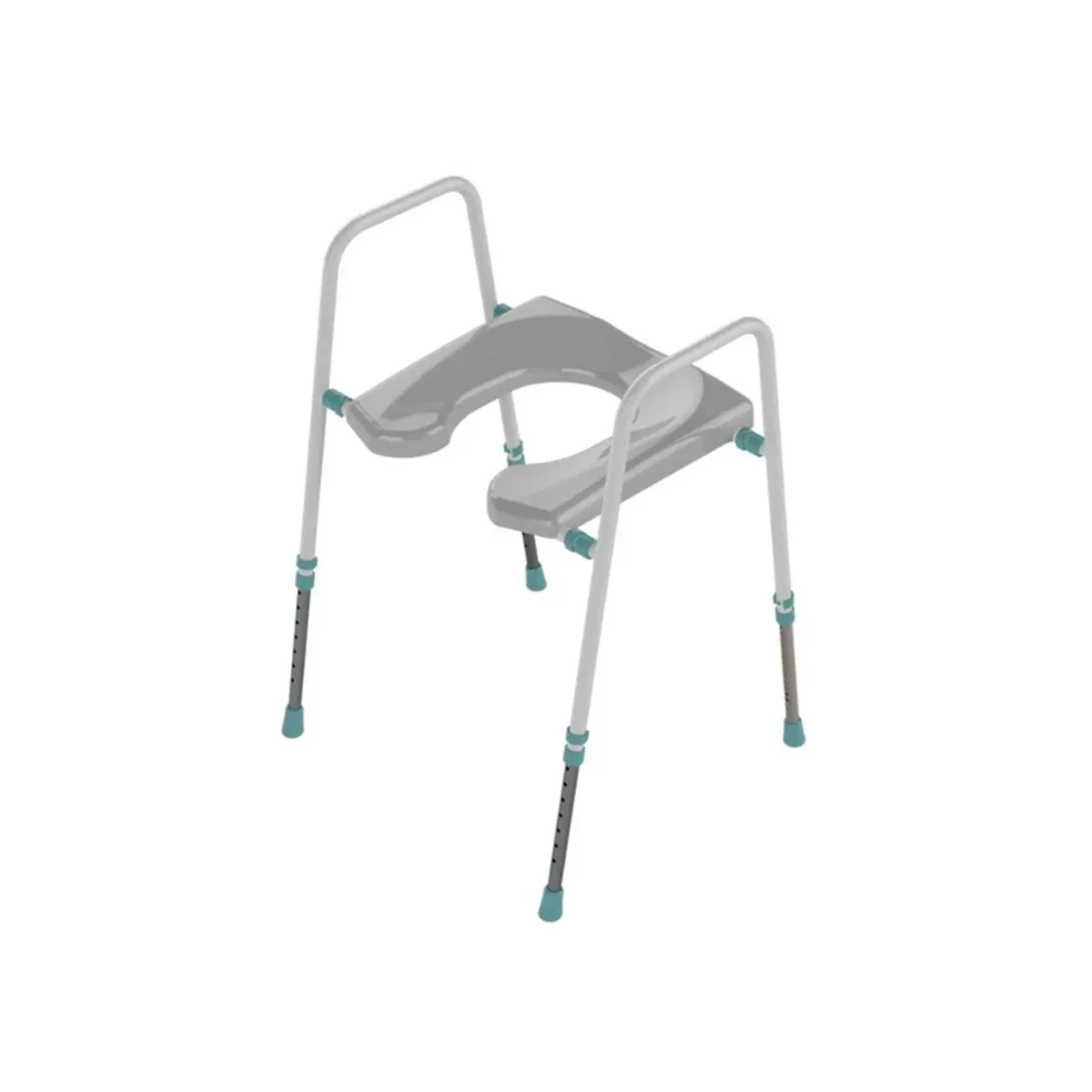 Prima Raised Toilet Seat and Frame - Image 1