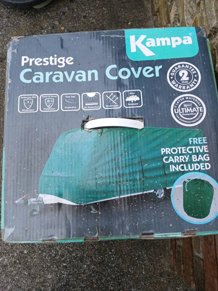 Kampa caravan cover to fit 19 to 21 feet €100 - Image 1