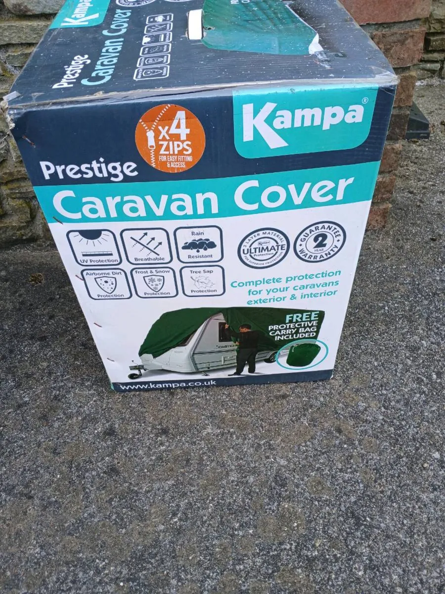 Kampa caravan cover to fit 19 to 21 feet €100 - Image 2