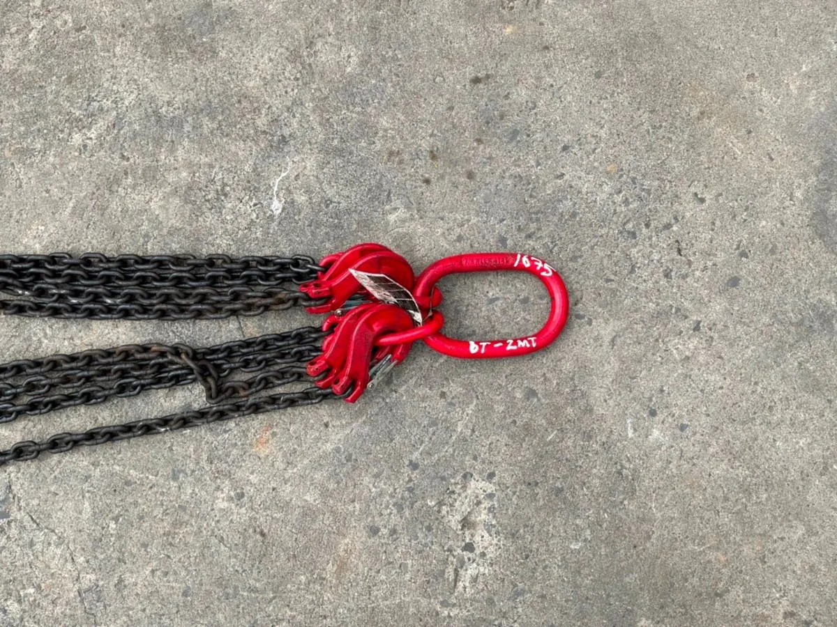 6 TON X 2 MTS.. 4 LEG brothers  LIFTING chains...1 - Image 2