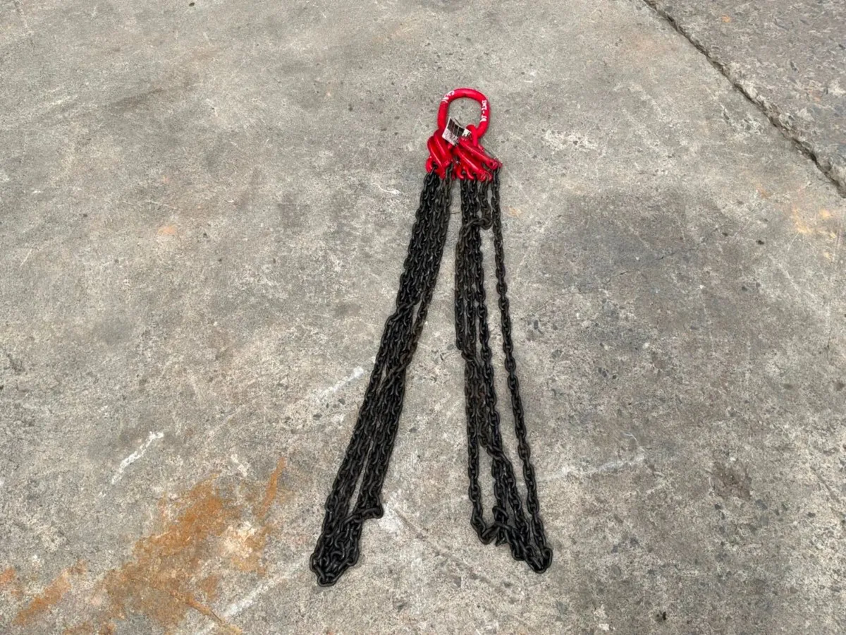 4.0 TON X 2 MTS... 4 LEG  LIFTING CHAINS.......167 - Image 4