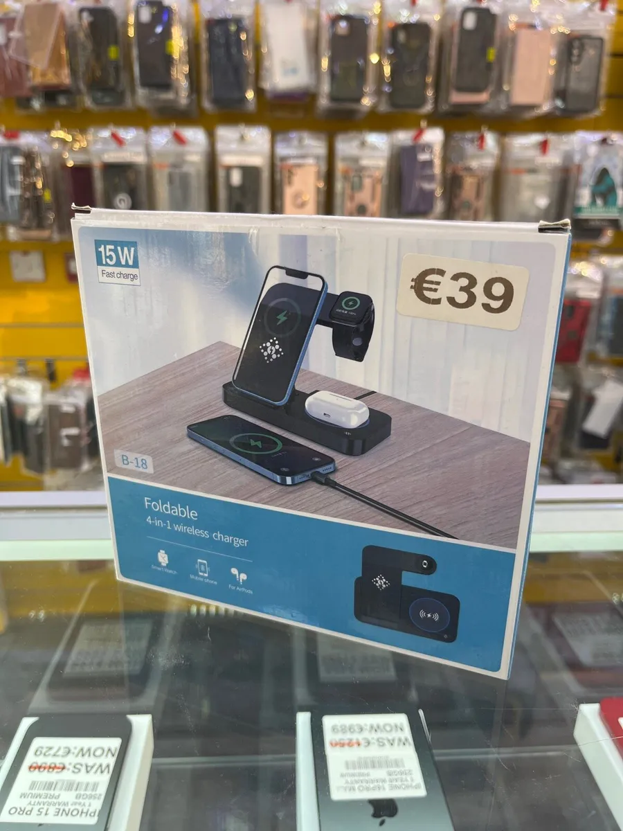 Foldable 4 in 1 wireless charger - Image 1