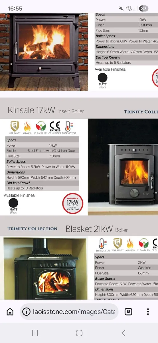 Insert boiler stove - Image 2