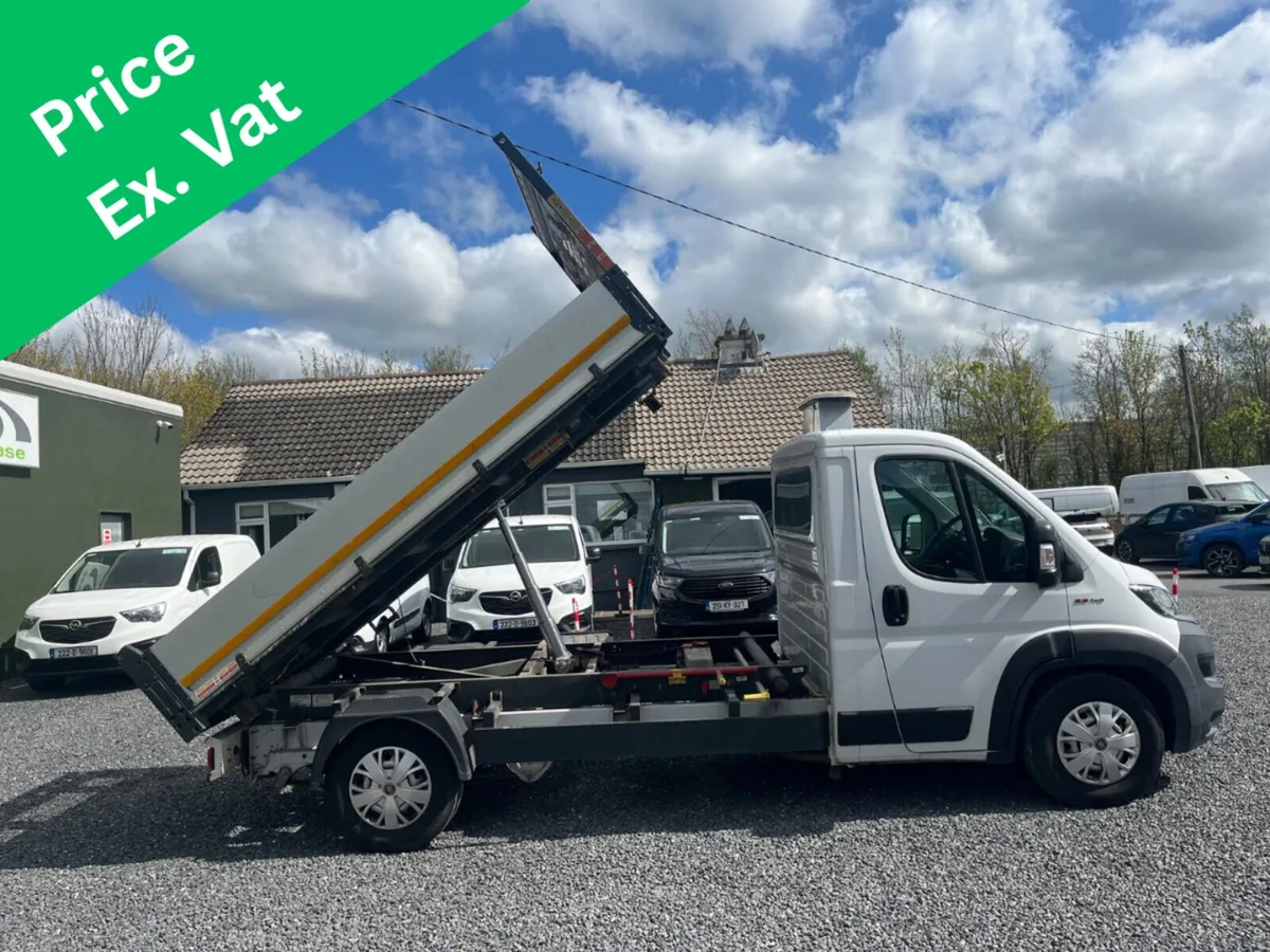 Fiat Ducato S/Cab 3 Way Tipper 2.3L Diesel 140BHP - Image 1