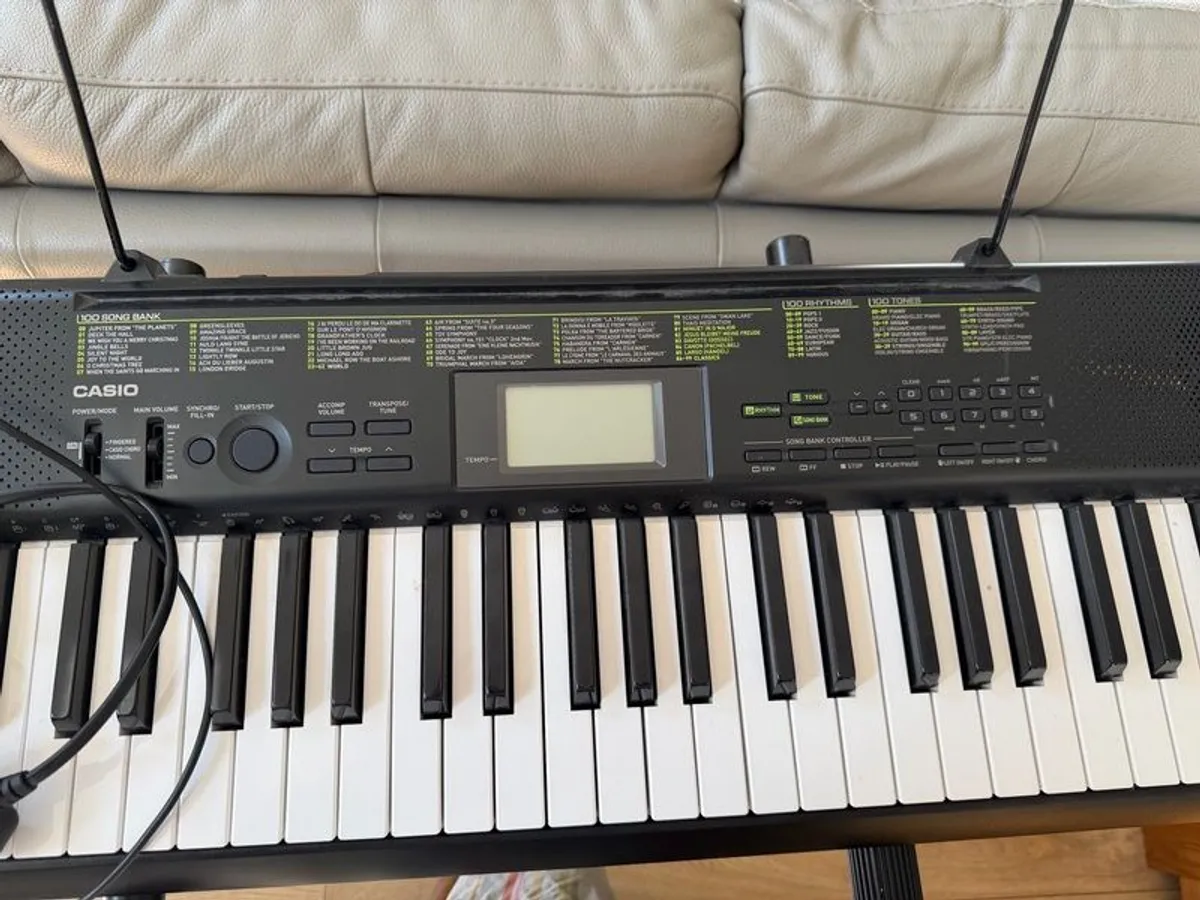 casio keyboard ctk-1100 & stand - Image 3