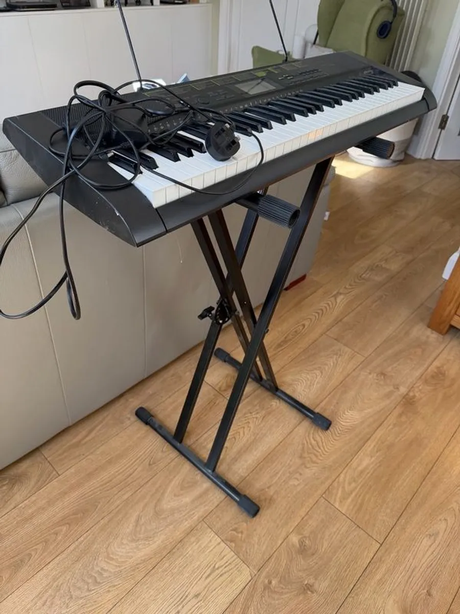 casio keyboard ctk-1100 & stand - Image 2