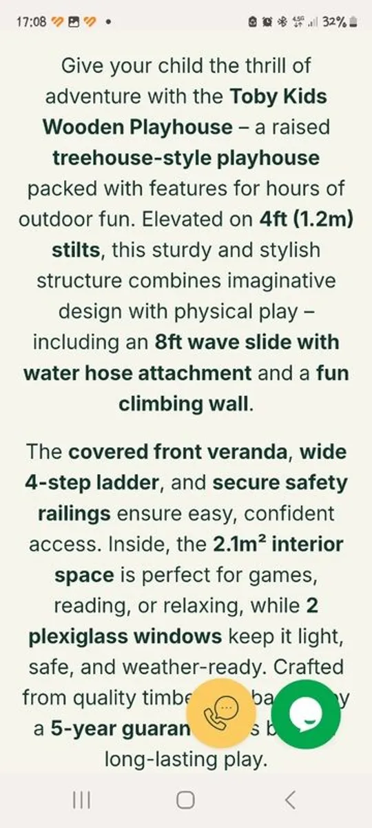 Toby playhouse for sale - Image 4