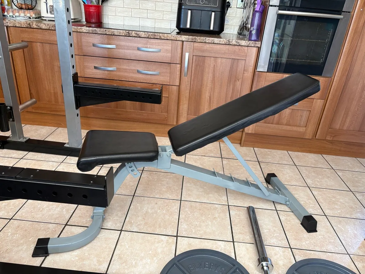 READ! UNBELIEVABLE 450KG RATED GYM RACK + SET!!! - Image 3