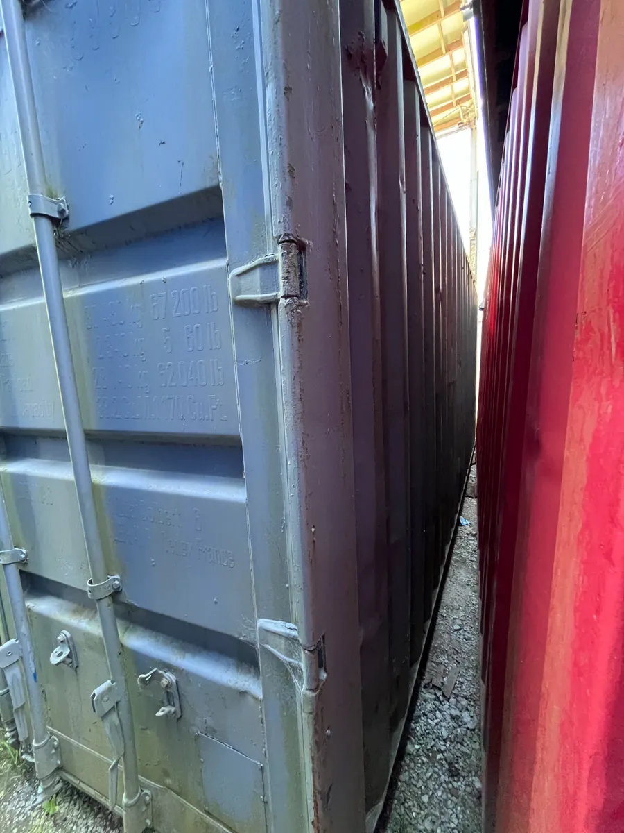 159969-0 -: Ex-Hire Shipping Container (Grey) - Image 2