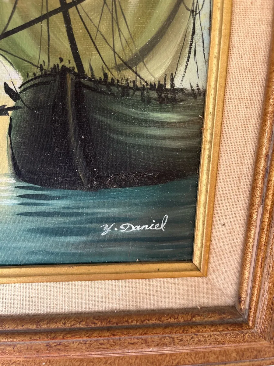 Oil painting The Custom House Dublin - Image 3