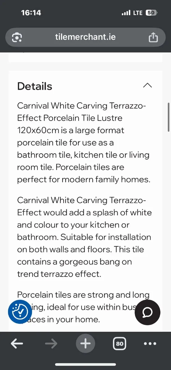 Tiles - 2 boxes,4 tiles Unopened (1200 X60cm) - Image 2