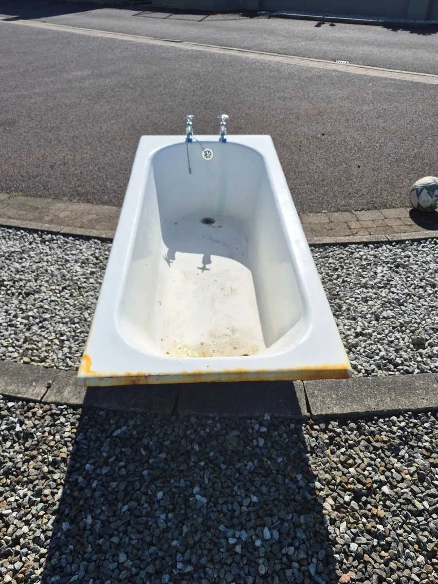 Cast iron bath - Image 1