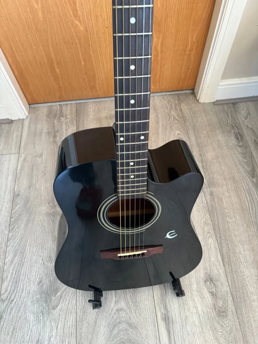 Epiphone PR-100C-BK Acoustic Guitar – Great Sound - Image 4