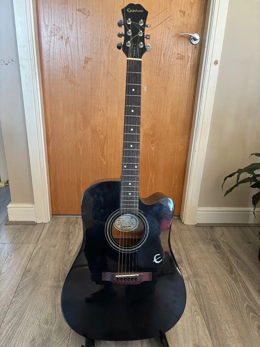 Epiphone PR-100C-BK Acoustic Guitar – Great Sound - Image 1