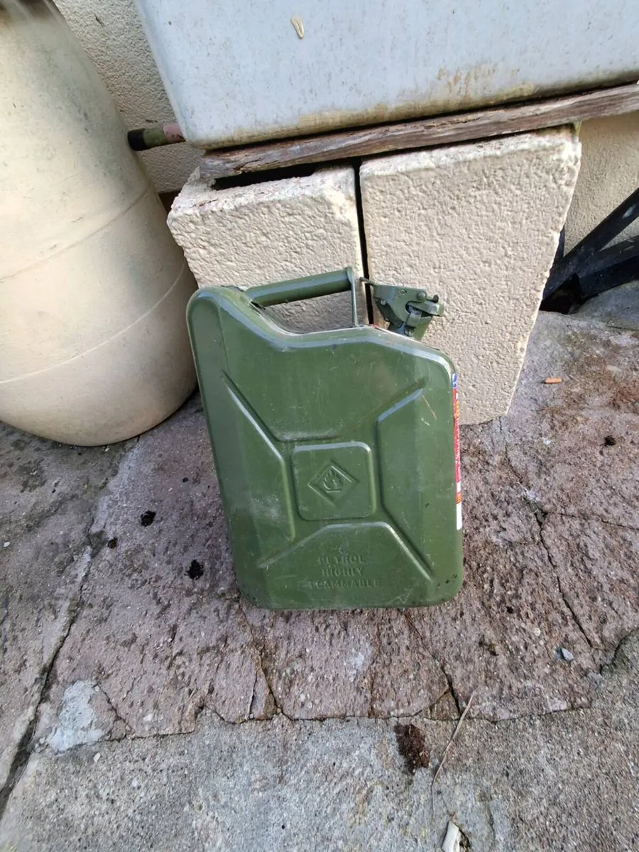 Petrol metal Jerry can